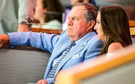 Bill Belichick Studies Duke by Watching Jordon Hudson’s Cheerleading Performance