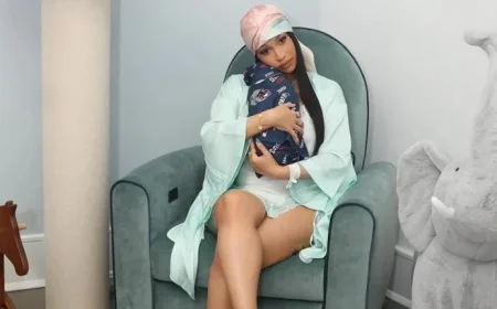 Cardi B Shares First Public Photos of Her Newborn Baby