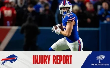 Buffalo Bills Injury Update Ahead of Texans Matchup