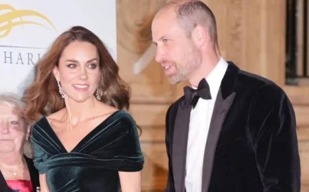 Princess of Wales Shines in Queen’s Diamond Chandelier Earrings