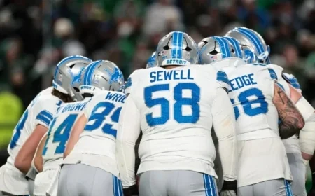 Lions, Giants Injury Update: Four OL Starters Featured in Wednesday’s Report