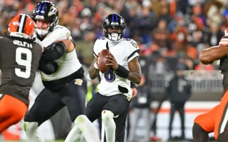 Lamar Jackson Skips Wednesday Practice Due to Ankle Injury