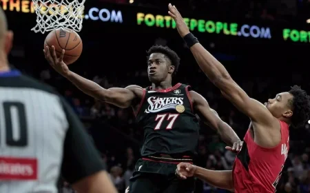 VJ Edgecombe Embraces NBA Challenge with Patience After Surprise Career Start