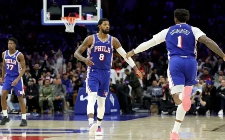 76ers’ George Returns Rusty but Confident