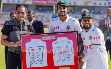 Mushfiqur Celebrates 100th Test with Speeches and Honors