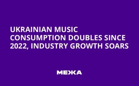 Ukrainian Music Consumption Doubles, Industry Growth Soars Since 2022
