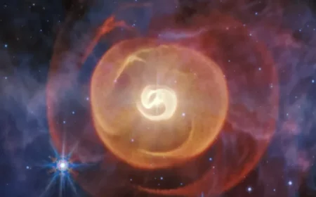 Webb Reveals Four Spiraling Dust Shells Around Apep, Limits Long Orbit