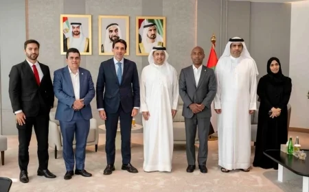 UAE: Minister Silvio Costa Filho Discusses Integrated Logistics with Officials