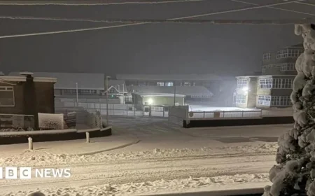 Ice and Wintry Showers Prompt Yellow Weather Warning in Wales