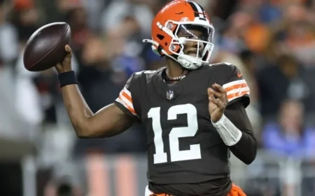 Browns Announce QB Sanders’ Debut as NFL Starter
