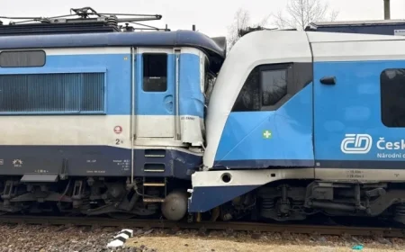 Czech Republic Train Collision Injures 57 Passengers
