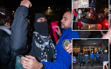 Antisemitic Mob Targets NYC Synagogue, Calls for ‘Resistance’ Against Settlers