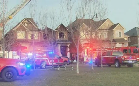 Brampton House Fire Leaves Two Dead, Four Critically Injured: Police Report