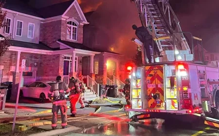 Two Dead, Child Critically Injured in Brampton House Blaze