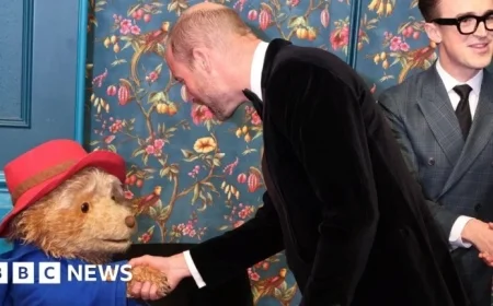Prince and Princess of Wales Delight Fans, Meet Paddington Bear at Royal Variety