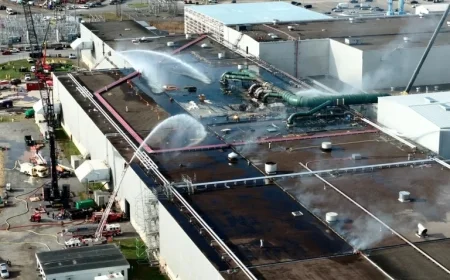 Firefighters Combat Blaze at Novelis Aluminum Plant in Oswego County