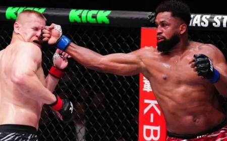 Waldo Cortes-Acosta Saves UFC Qatar Heavyweight Bout on Short Notice