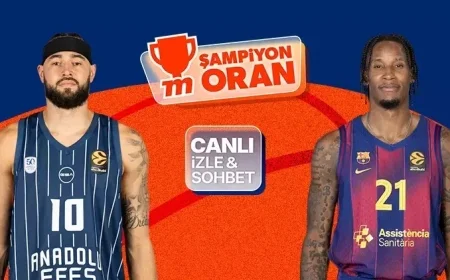 Anadolu Efes Hosts Barcelona in EuroLeague Clash with Live Coverage