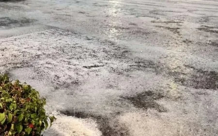 Lightning, Hail, and Winter Wonderland Scenes Captured Across the Valley