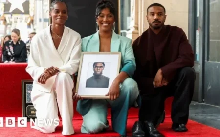 Chadwick Boseman Posthumously Celebrated with Hollywood Walk of Fame Star