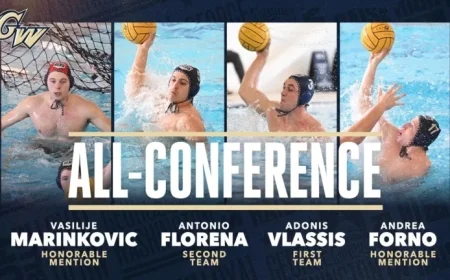 Vlassis Makes MAPWC First Team; Four Revolutionaries Honored as All-Conference