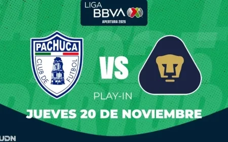 Pachuca vs. Pumas: Apertura 2025 Play-In Match Time and Viewing Guide