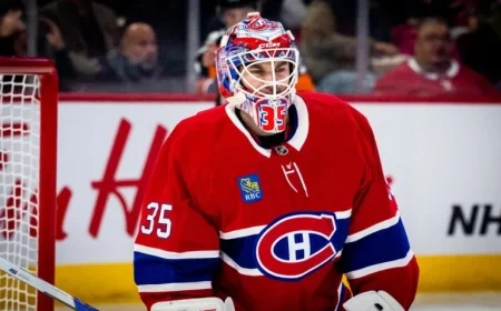 Montembeault Faces Challenges as Winds Shift for the Canadiens