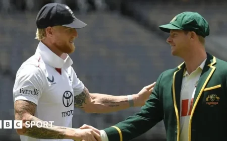 Live Ashes 2025: Australia vs England 1st Test Cricket Score & Highlights