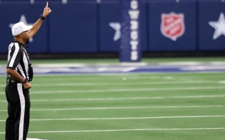 NFL Referee Adrian Hill Injured, Carted Off During Bills-Texans Clash