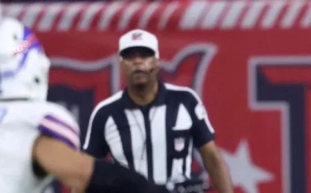 NFL Referee Exits Game Injured During Bills-Texans Thursday Night Match