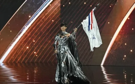 Miss Universe Eve Gilles Impresses with Style: ‘Drag Race’ Stylist Designs Costume