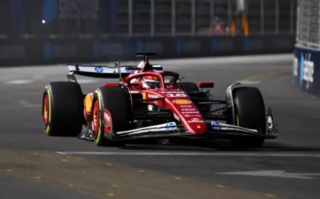 Leclerc Leads Albon and Tsunoda in Las Vegas FP1