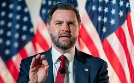 Vance Urges Patience on Economy, Distances From Trump’s Rhetoric