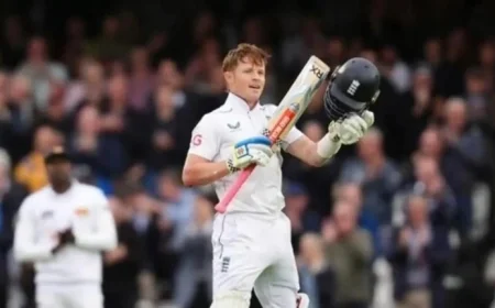 Ollie Pope Reaches 8,500 First-Class Runs in The Ashes: Key Stats