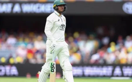 “Cricket Australia Explains Khawaja’s Absence Due to Toilet Breaks”