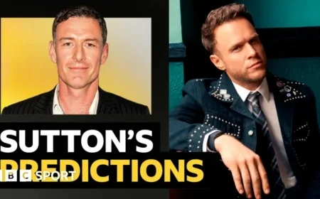 Chris Sutton’s Premier League Predictions: Olly Murs and AI Join In