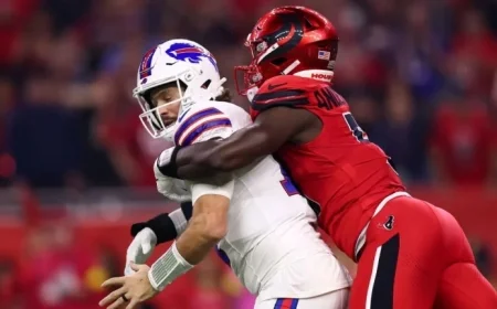 Bills Fall to Texans: Josh Allen Sacked 8 Times