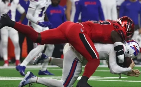 Buffalo Bills’ Josh Allen Suffers Shoulder Numbness Against Texans