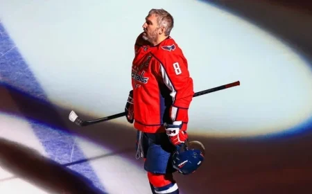 Alex Ovechkin Scores Historic Hat Trick as Sixth Oldest in NHL