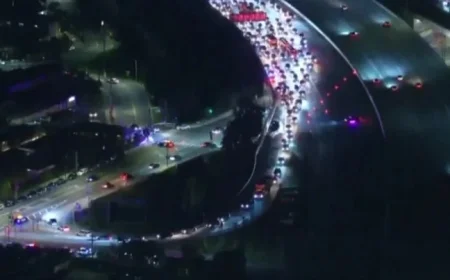 Burbank Freeway Closed After Suspect Shoots Police K9