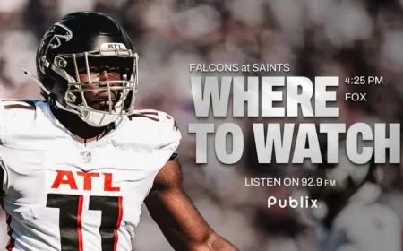 Watch, Listen, Stream Falcons vs. Saints Game