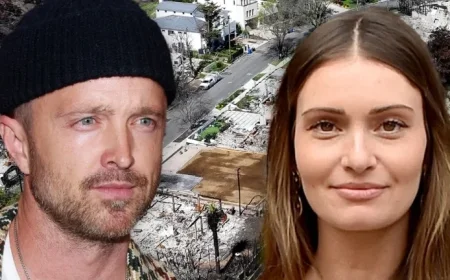 Aaron Paul Relocates Family to Paris Amid Los Angeles Wildfires