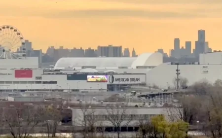 American Dream Mall Evacuated Due to Dumpster Fire