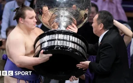 Ukrainian Sumo Prodigy Aonishiki Triumphs as Japan Champion