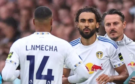 Daniel Farke Lauds Lukas Nmehca; Sends Goals Message to Calvert-Lewin at Leeds