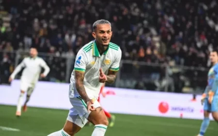 Wesley Scores in Cremonese vs Roma Serie A Live Match