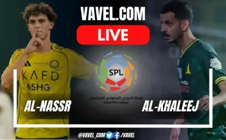 Al-Nassr vs Al-Khaleej: Live Score Updates from Saudi Pro League Clash
