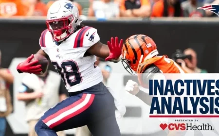 Rhamondre Stevenson and Harold Landry III Confirmed Active for Bengals Game Sunday