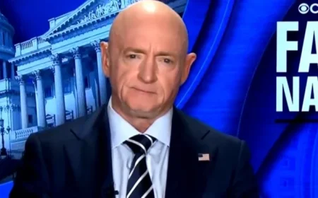 Sen. Mark Kelly Discusses Key Issues on “Face the Nation” Nov. 23, 2025