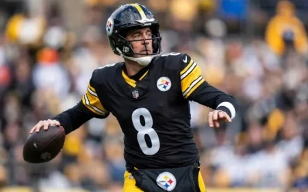 Steelers’ Mason Rudolph Starts as Aaron Rodgers Sits Out with Wrist Injury